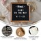 Emma and Oliver Bette Felt Letter Board Set with 389 Letters Including Numbers, Symbols, Icons and a Canvas Carrying Case